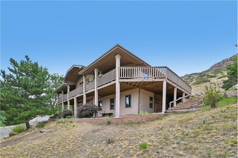 View from 1/2-acre lot