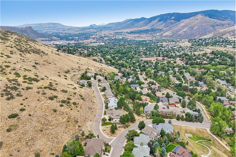 Only hillside is across Deer Springs Lane from house