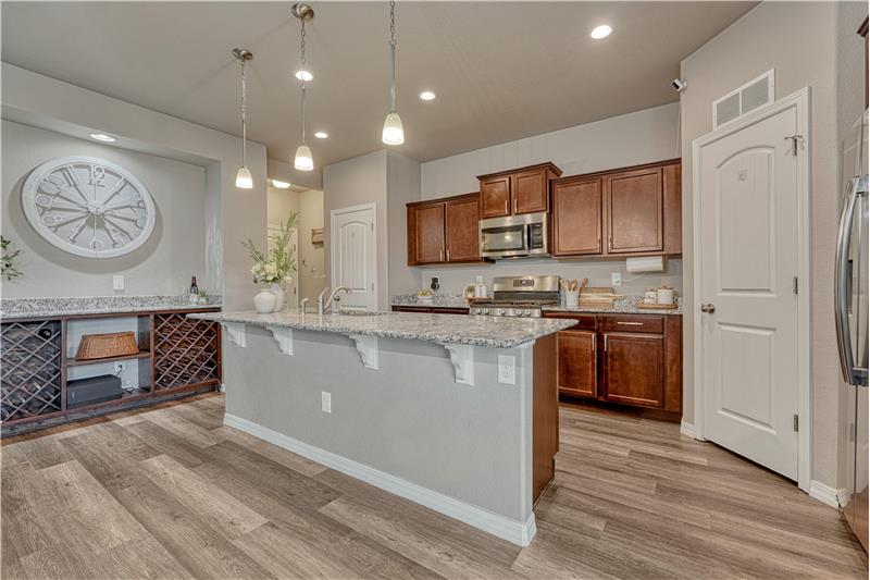 Lovely niche/area for wine storage or future shelving could be added for storage as well