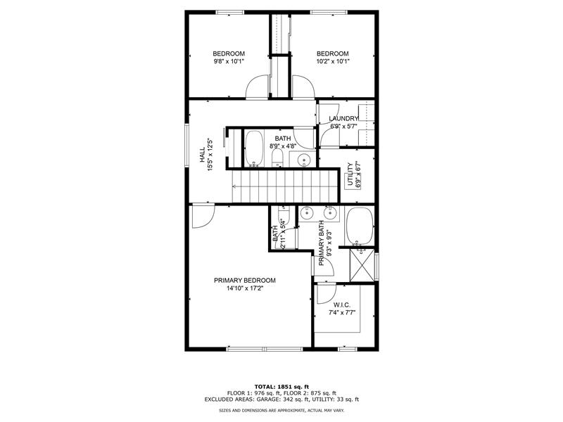 Upper Level Floor Plan
