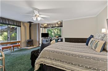Primary Bedroom with sliding door to patio
