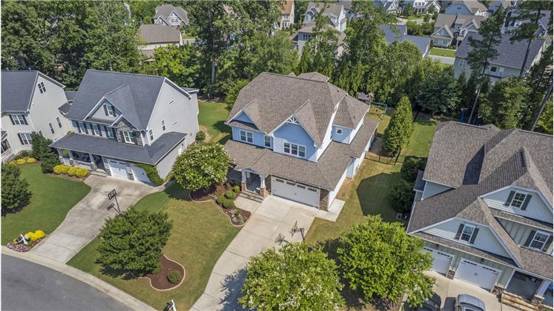 Overhead View - 108 Roslin Way, Holly Springs NC