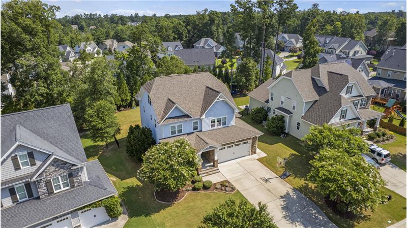 Overhead View - 108 Roslin Way, Holly Springs NC