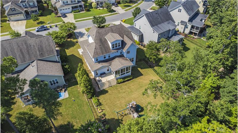 Backyard View - 108 Roslin Way, Holly Springs NC