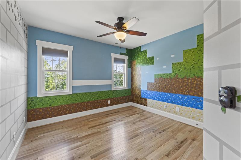 Custom Painted Bedroom