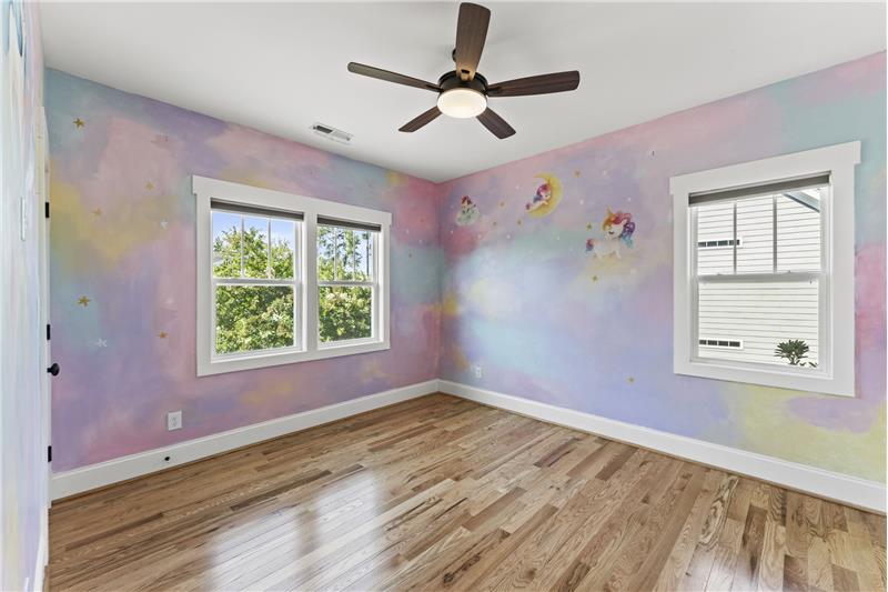 Custom Painted Bedroom