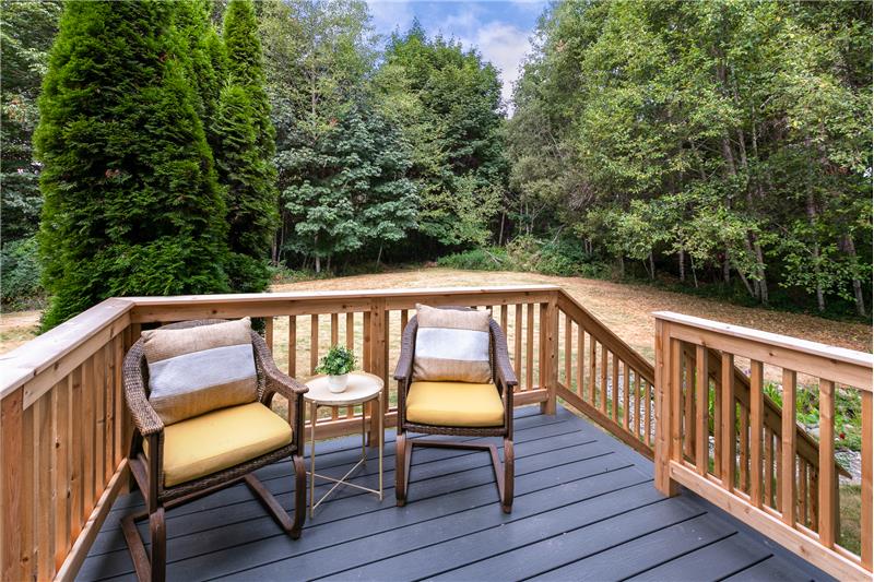 Sweet Deck off Informal Dining area