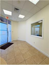 Reception / Lobby with window access from office