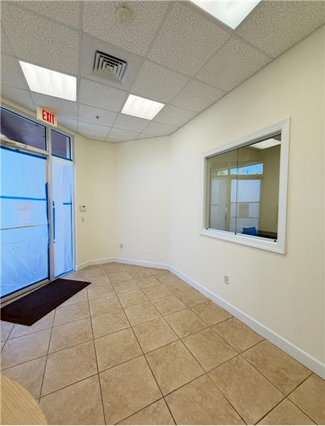 Reception / Lobby with window access from office