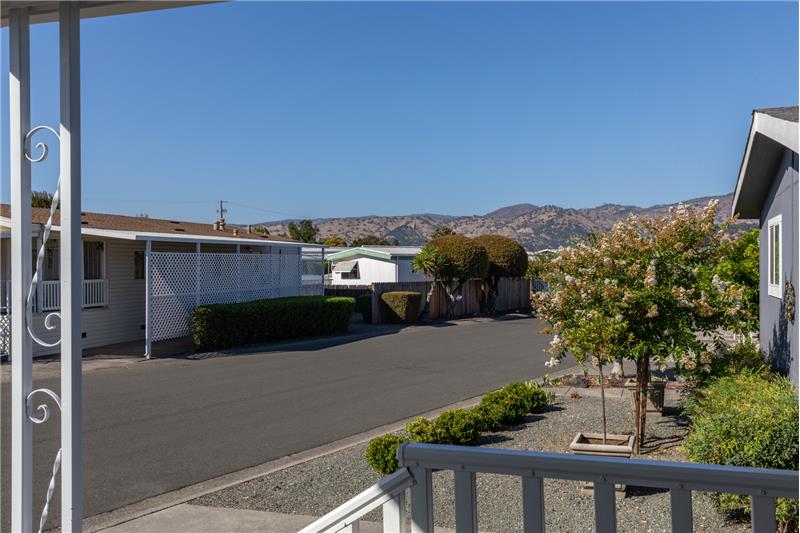 Mountain view from front porch