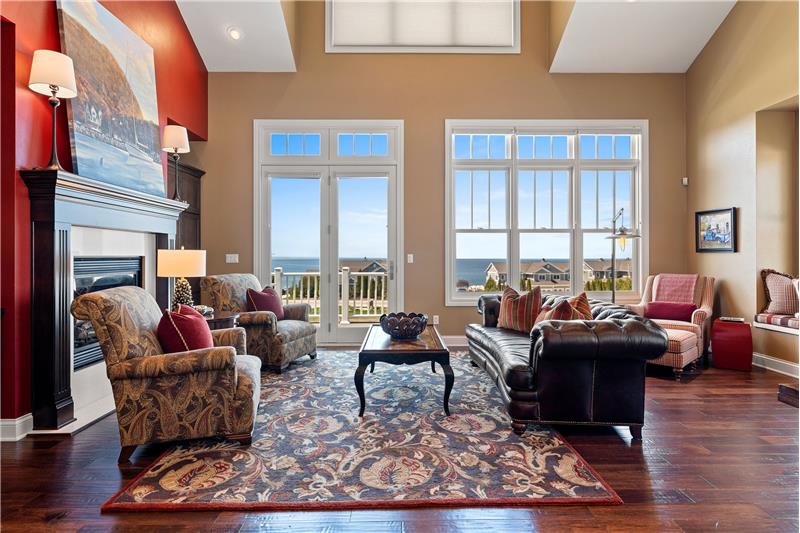 Great Room with Water Views