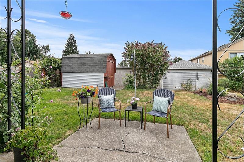 Nice sunny patio