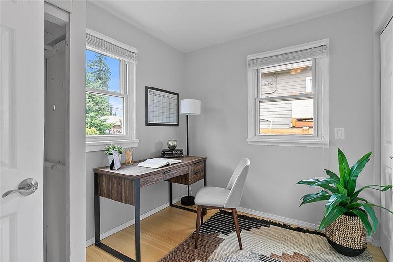 2nd bedroom was previously an office
