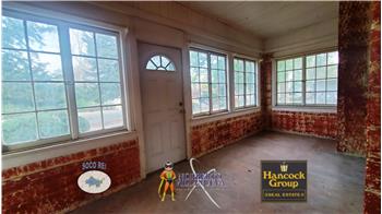 Porch facing south