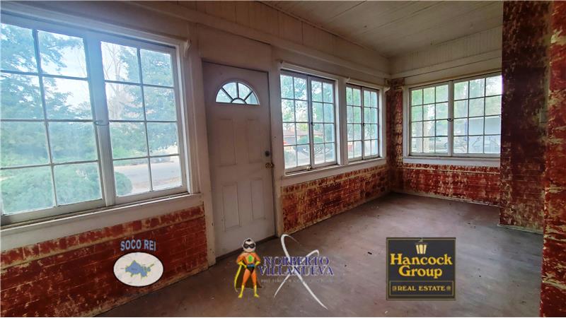 Porch facing south