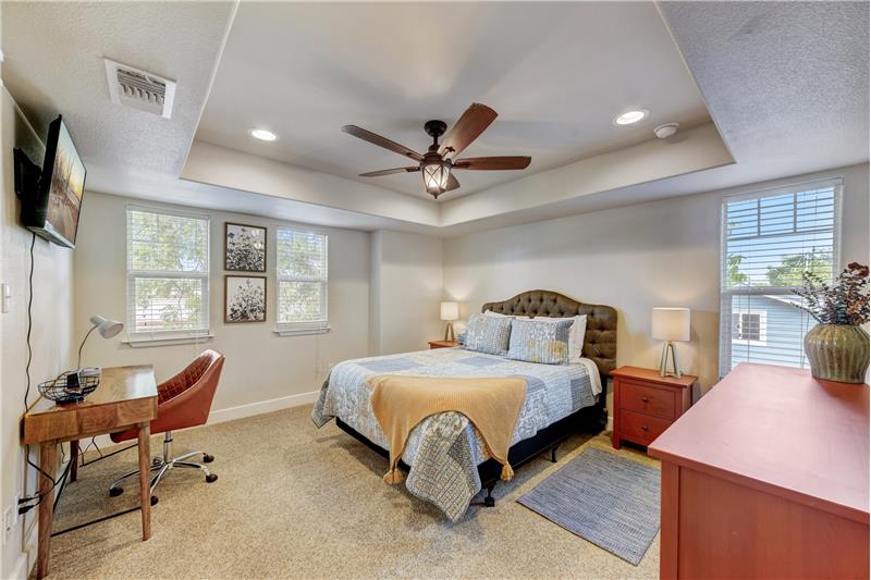 Master bedroom (located upstairs) spacious and great natural light.