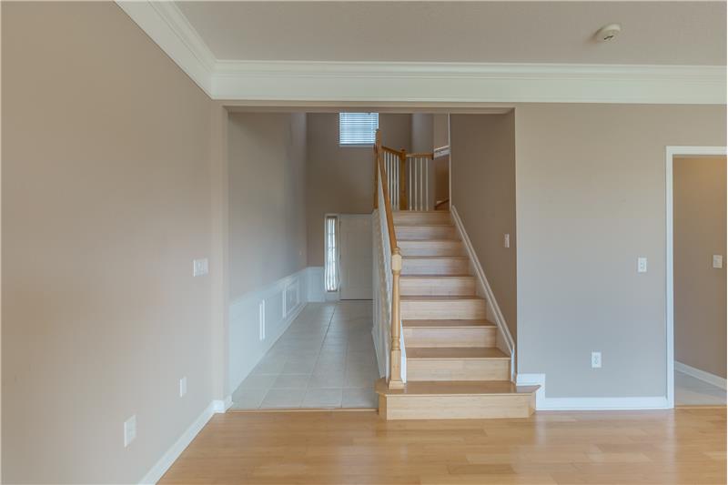 Family Room View of Stairs