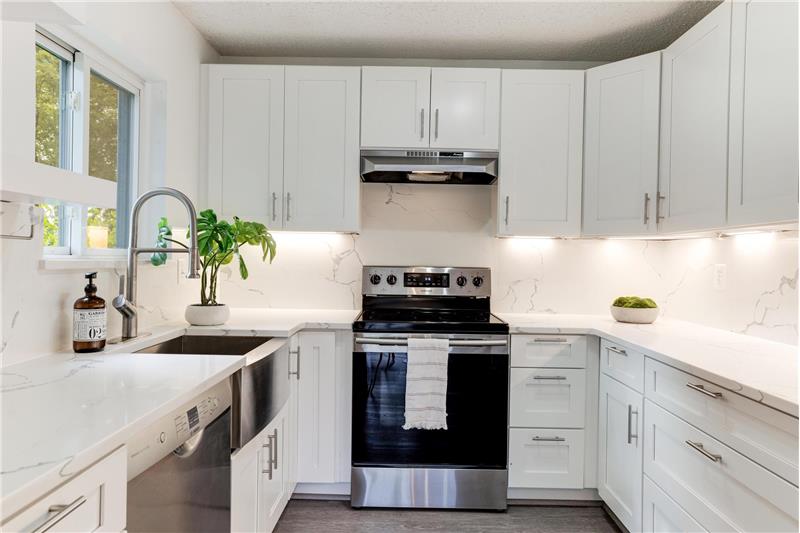 Newly remodeled kitchen