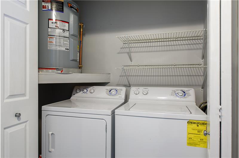 Full-size washer and dryer!