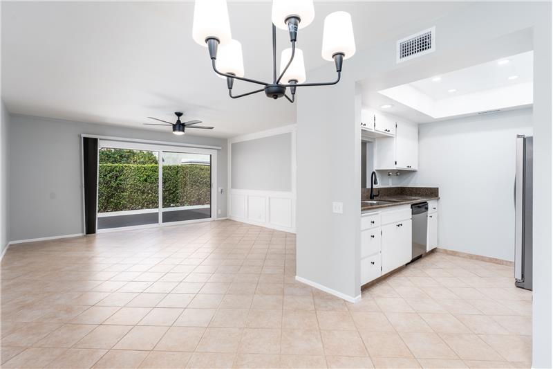 Big open Living Dining Kitchen Area