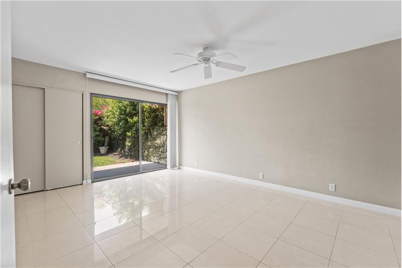 Primary Bedroom 2 Closets and a slider