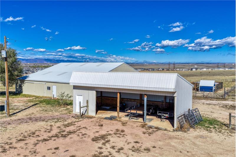 Horse stables.