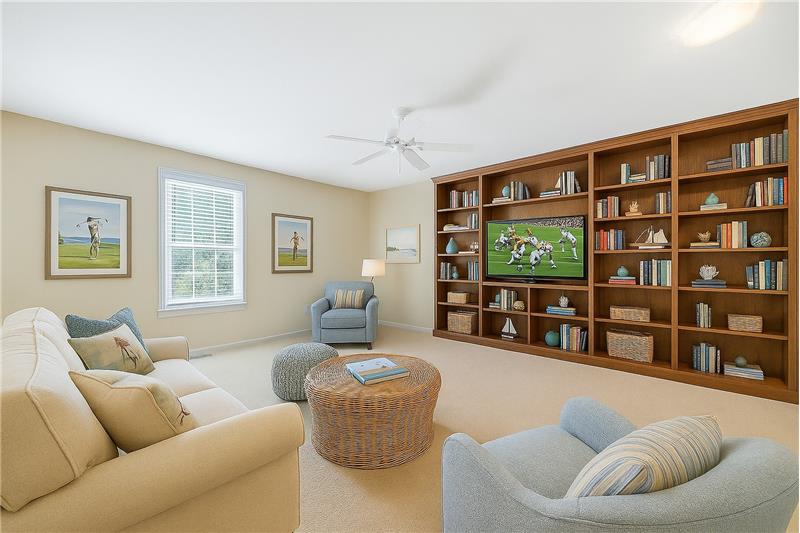Virtually Staged- The bonus room can be a Family room, Game room, library, anything you have a special idea for.