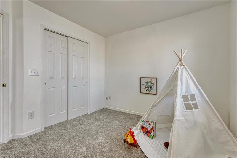 Bedroom #2 includes a generous closet.