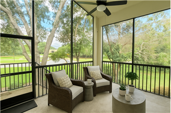 Covered and screened Lanai