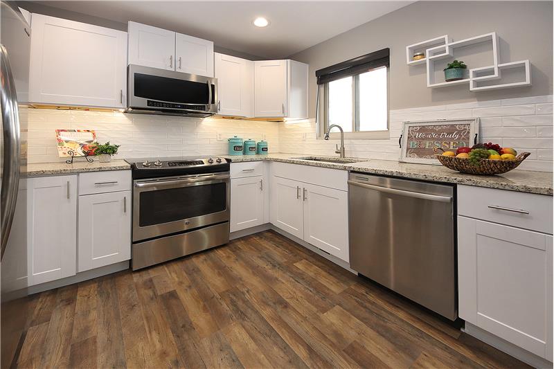 Enjoy the mountain views from the kitchen sink