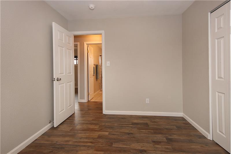 Ceiling fan and new flooring