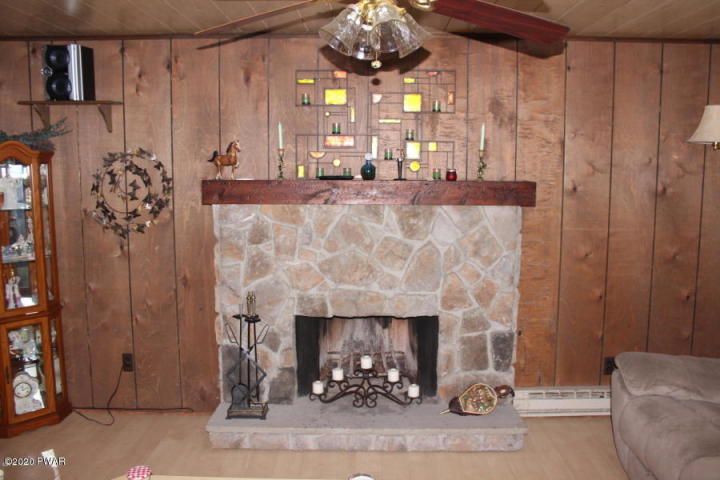 Fieldstone Fireplace