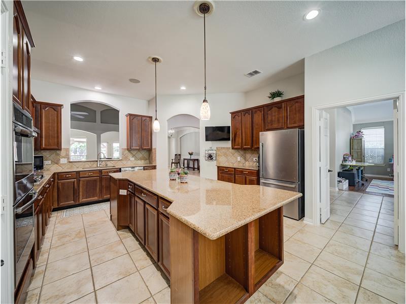 Huge kitchen island