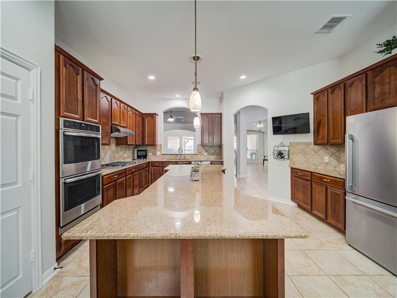 Stainless steel appliances with double oven