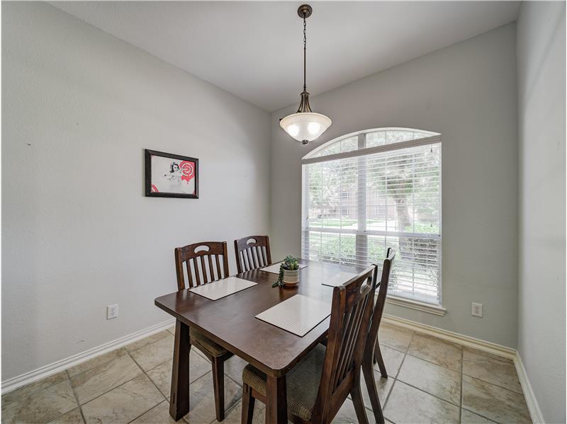 Dining area in the kitchen