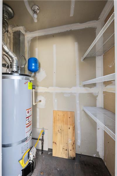 Storage off of private balcony.