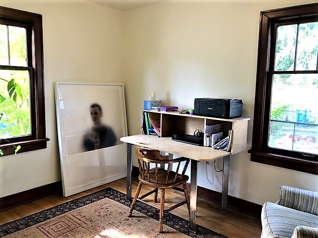2nd bedroom, currently being used as a school/office room.