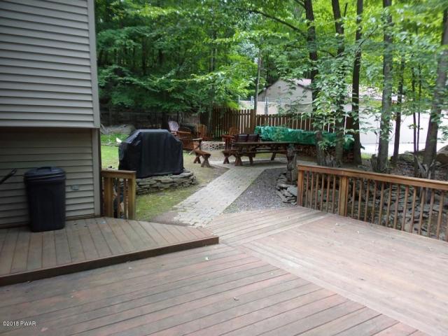 Deck and Walk to Back Yard