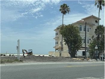 Next Luxury Gulf Front Build To The Left of Beach Access