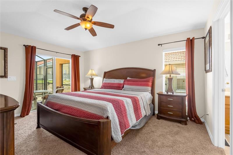 Primary Bedroom with access to Pool/Spa/Lanai