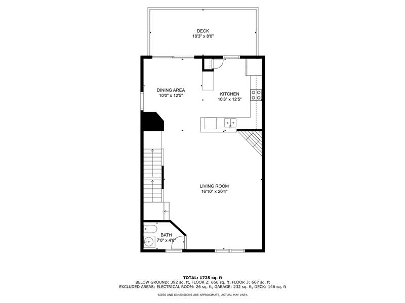 Main Level Floor Plan