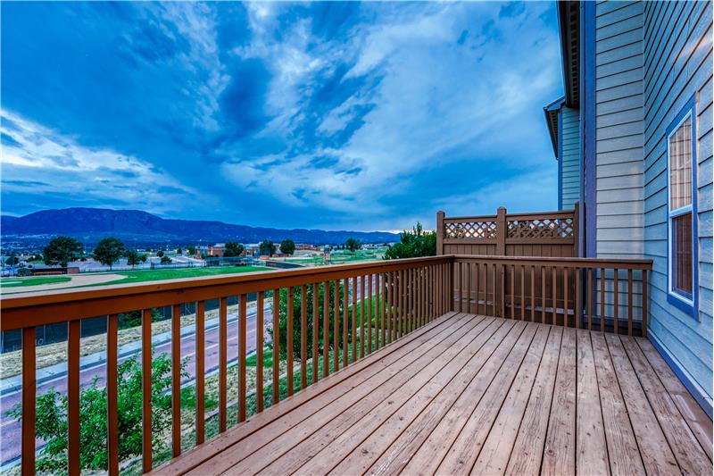 18x8 Wood deck maintained by HOA and Homeowner pays HOA $350 every 3 years for maintaining it