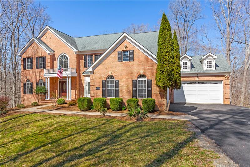 Stately Brick Front Colonial