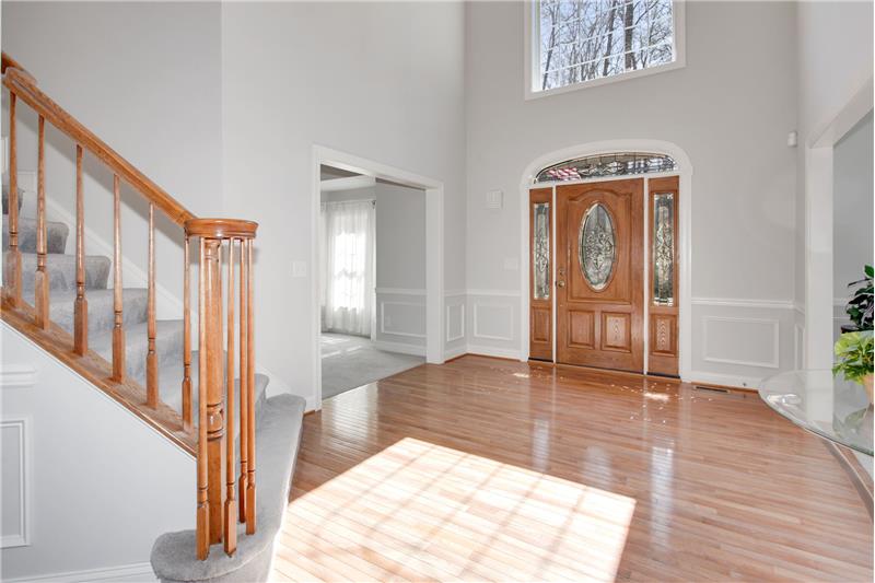 Reverse View of Two Story Foyer