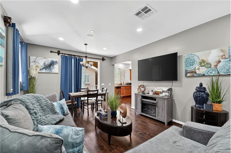Living Room looking into Dining 