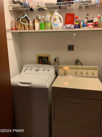 Laundry in Kitchen Closet