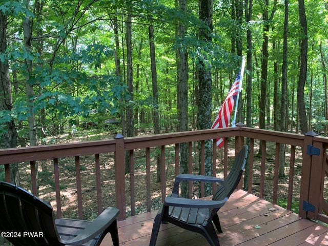 Deck With View of Wooded Glen