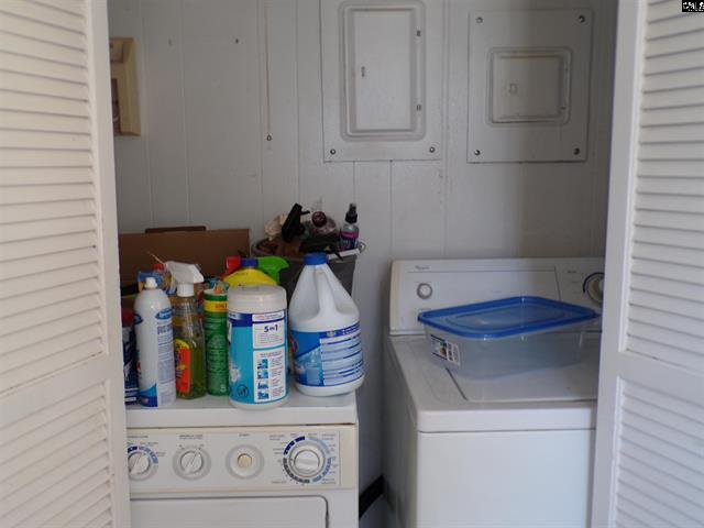 Laundry in kitchen