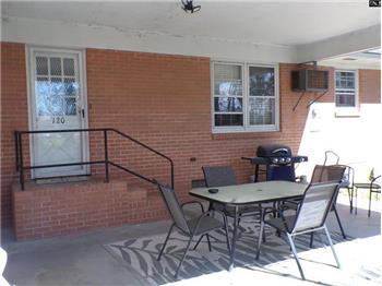 Rear patio
