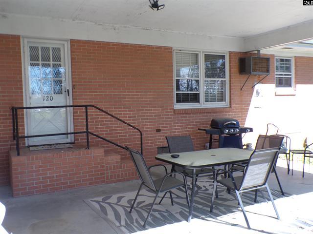 Rear patio